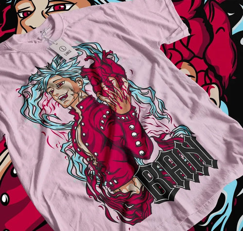 Ban T-shirt, The Seven Deadly Sins T Shirt Anime Y2K Short Sleeves Classic Oversized Hot Product Unisex Couples High Quality Anime Tshirts - The Eezee Shop