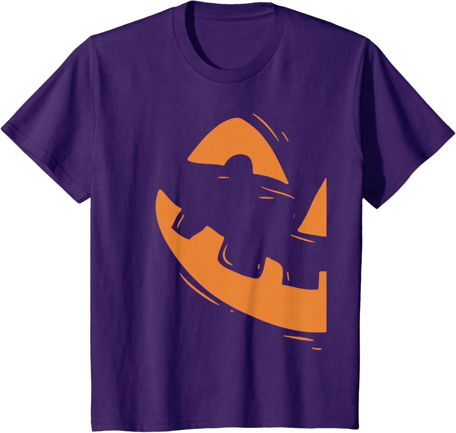 Pumpkin Face Matching Couple T-Shirt | Halloween Couples Tee Graphic Tees - The Eezee Shop