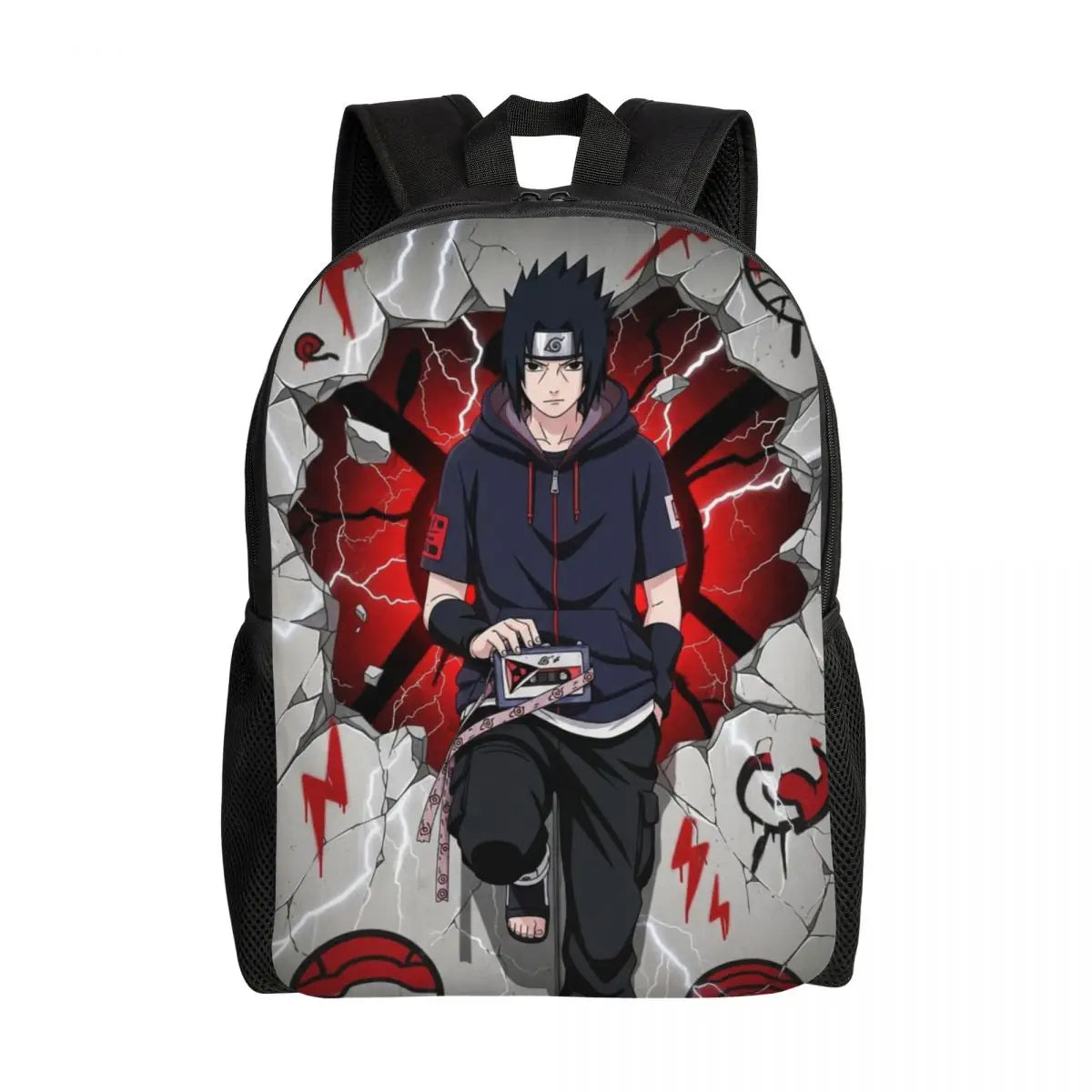 Sasuke Uchiha 3D Backpack | Naruto School & Travel Bookbag Backpacks - The Eezee Shop