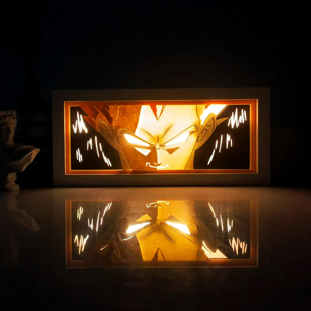 Anime Paper-Cut Light Box | Remote Control Color Night Light Lamps & Night Lights - The Eezee Shop