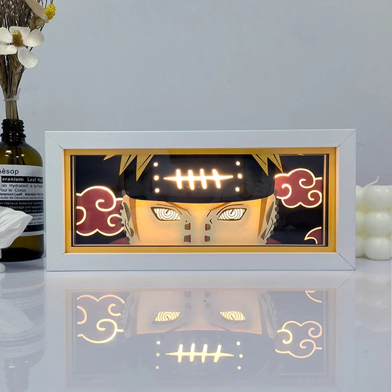 Anime Paper-Cut Light Box | Remote Control Color Night Light Lamps & Night Lights - The Eezee Shop