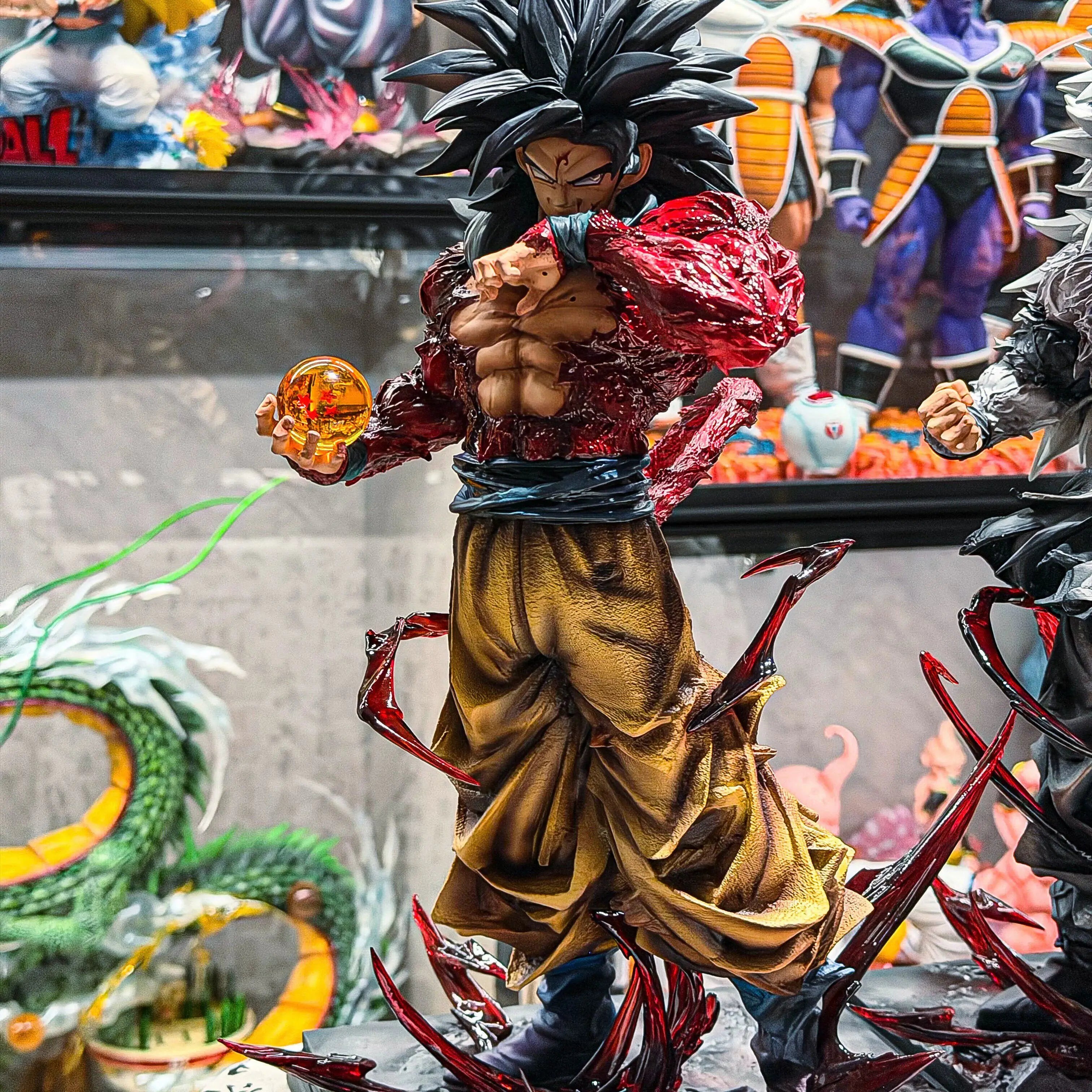 Super Saiyan 4 Goku Figure | Replaceable Hands Dragon Ball Z Collectible Figures - The Eezee Shop