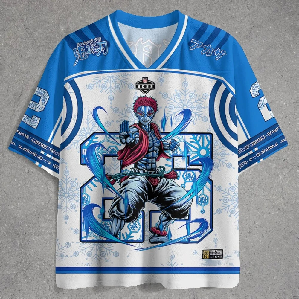 Demon Slayer Number Jersey | Oversized Unisex Anime Tee Graphic Tees - The Eezee Shop