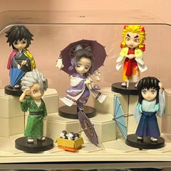 Demon Slayer Plum Rain Figure Kimetsu No Yaiba Anime Action Doll Collectible Statue Anime Figure - The Eezee Shop