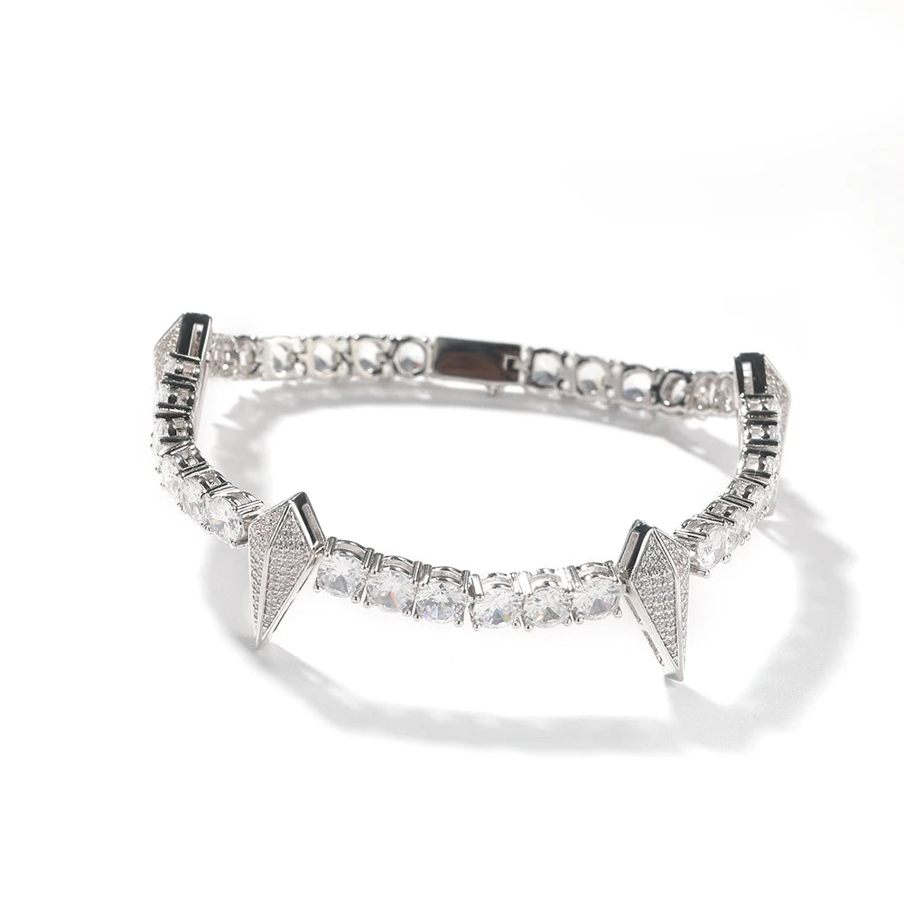 Black Panther Iced Out Tennis Bracelet | 5mm CZ Hip Hop Bracelet Jewelry - The Eezee Shop