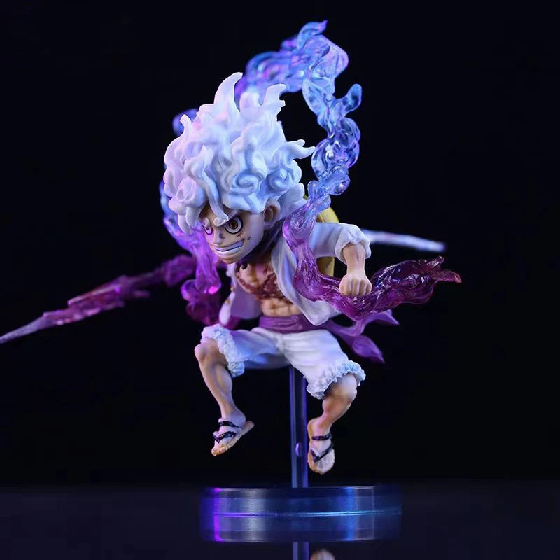 Bandai One Piece Luffy Gear 5 Sun God Nika 10cm Mini Action Figure Collectible Anime Statue Anime Figure - The Eezee Shop