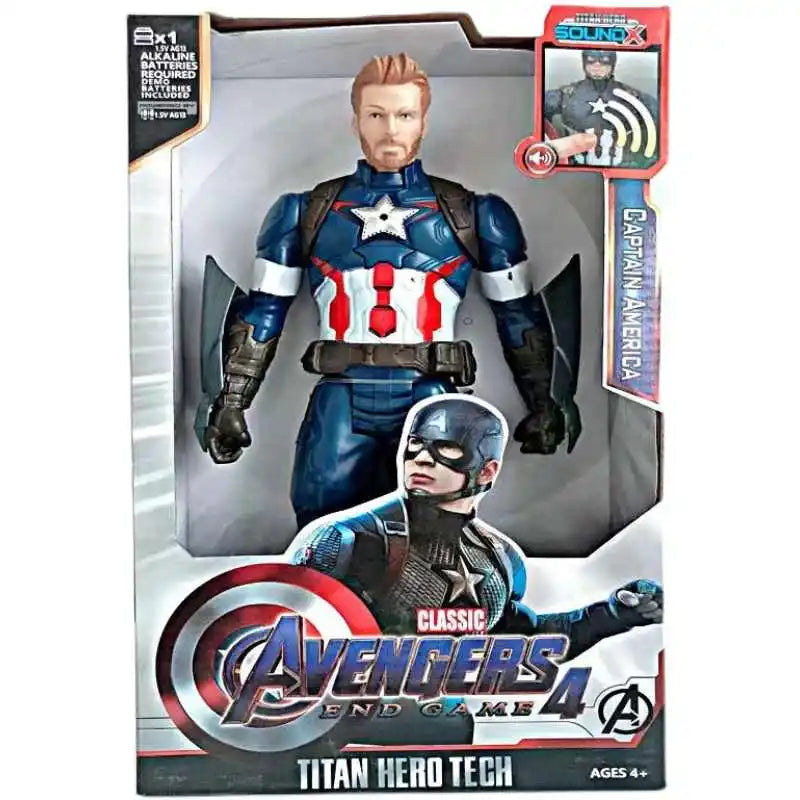 Avengers 30cm Light & Sound Action Figure | Kids Superhero Toy Collectible Figures - The Eezee Shop