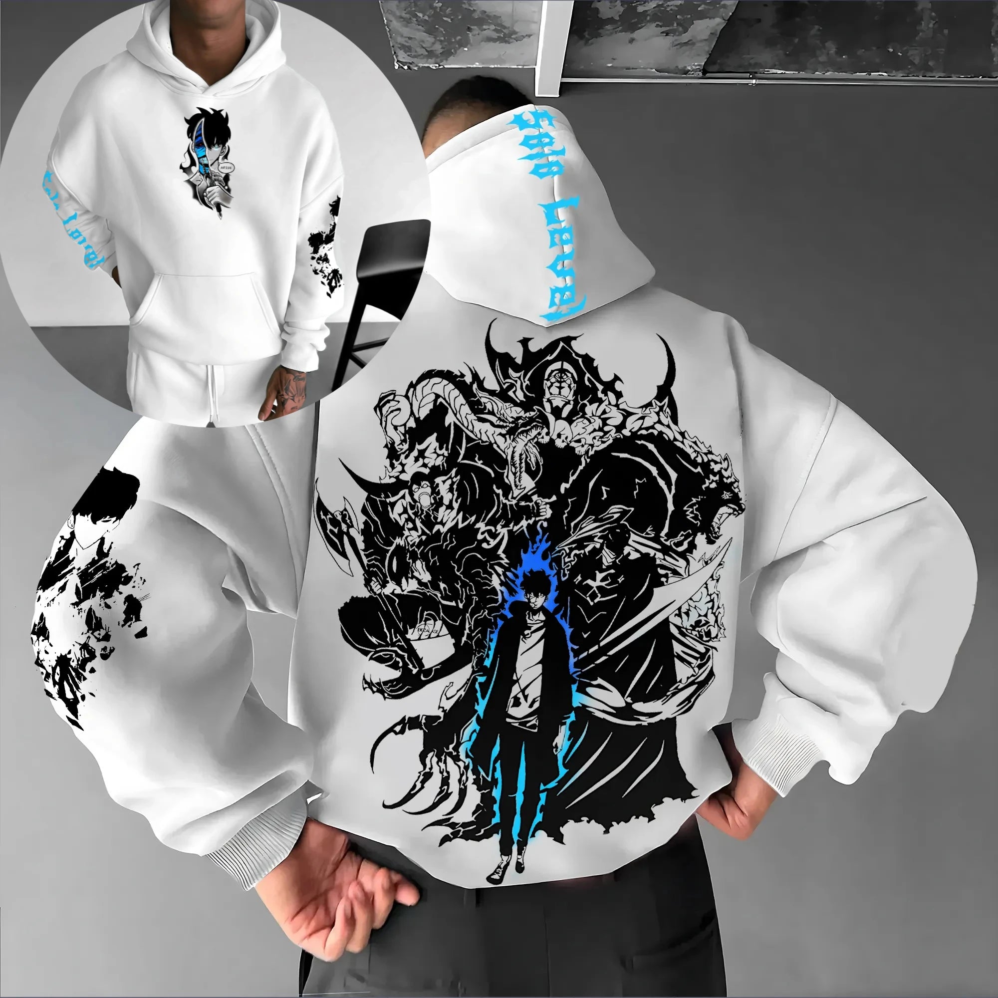 Solo Leveling Family Hoodie | Matching Parent & Kids Sweatshirt Hoodies & Sweatshirts - The Eezee Shop