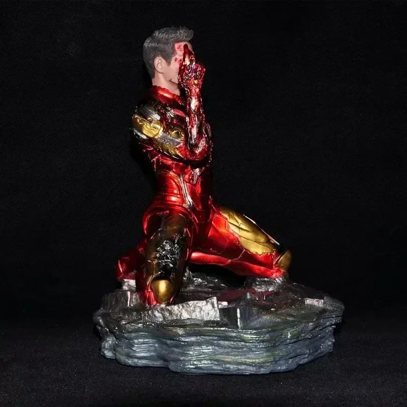 Iron Man Endgame Snap Kneeling Statue | MK85 Collectible Collectible Figures - The Eezee Shop