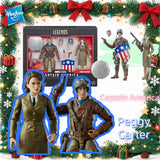 Peggy Carter Captain America Action Figure | 6" Collectible Collectible Figures - The Eezee Shop