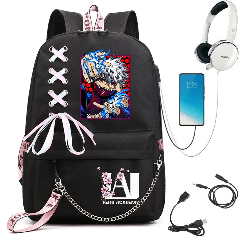 My Hero Academia Student Backpack | Lightweight Anime Daypack Backpacks - The Eezee Shop