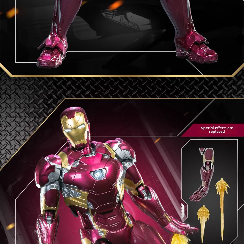 Iron Man MK46 1/7 Model Kit | 10" Light-Up Reactor Figure Collectible Figures - The Eezee Shop