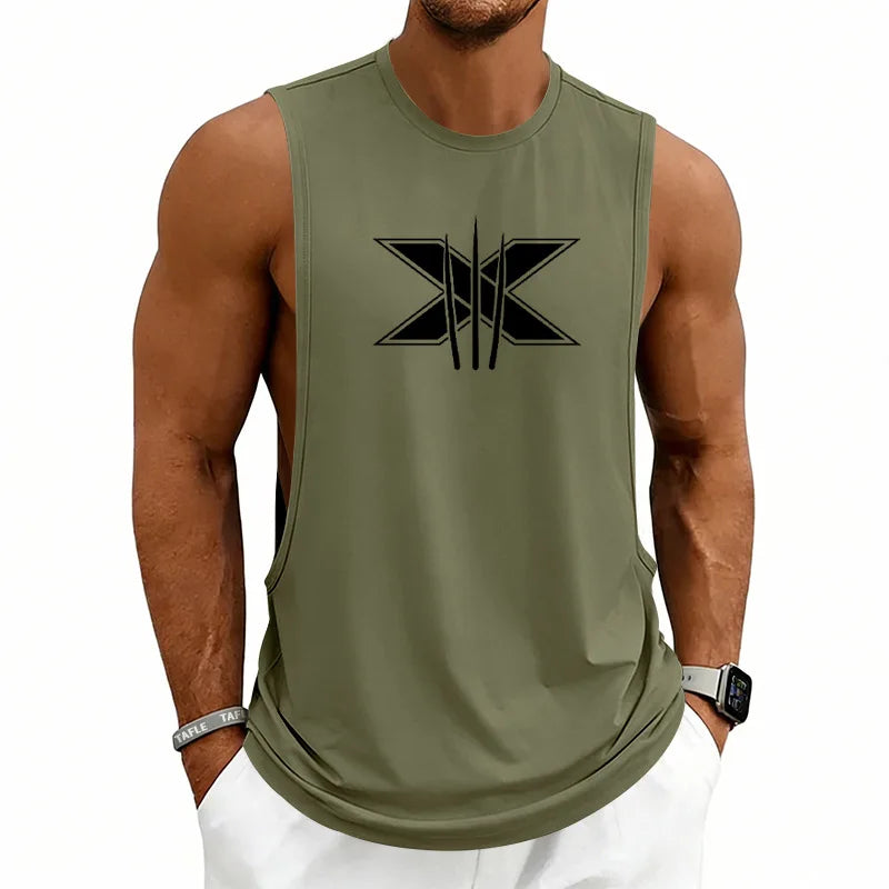 Wolverine Gym Tank Top | Men's Sleeveless Muscle Vest Gym & Compression Wear - The Eezee Shop