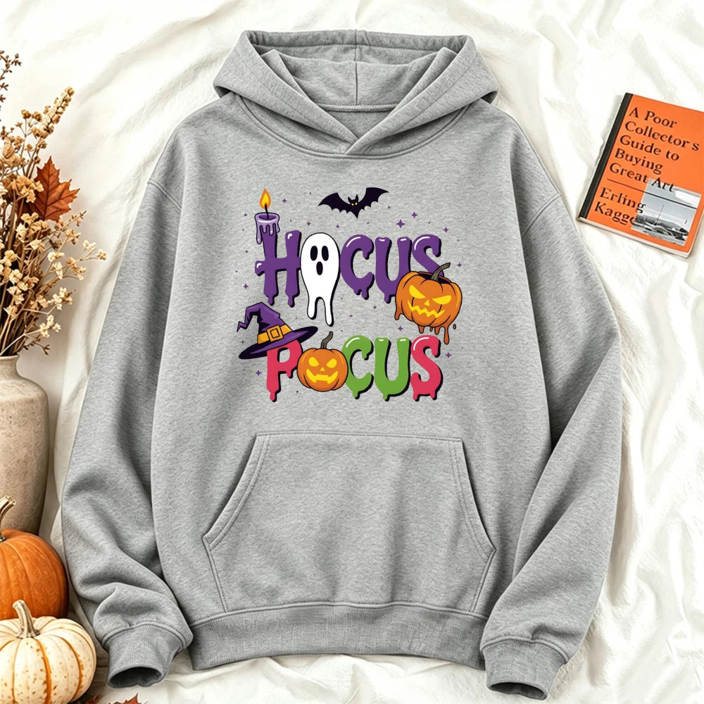Vintage Hocus Pocus Ghost Pumpkin Hoodie | Women's Witchy Sweatshirt Hoodies & Sweatshirts - The Eezee Shop