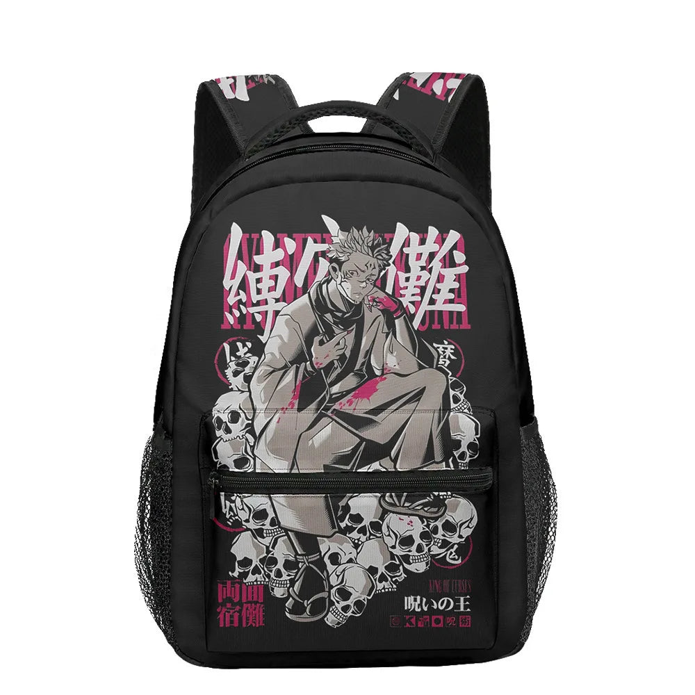 Jujutsu Kaisen Backpack 3-Piece Set | Bag, Pencil Case & Handbag Backpacks - The Eezee Shop