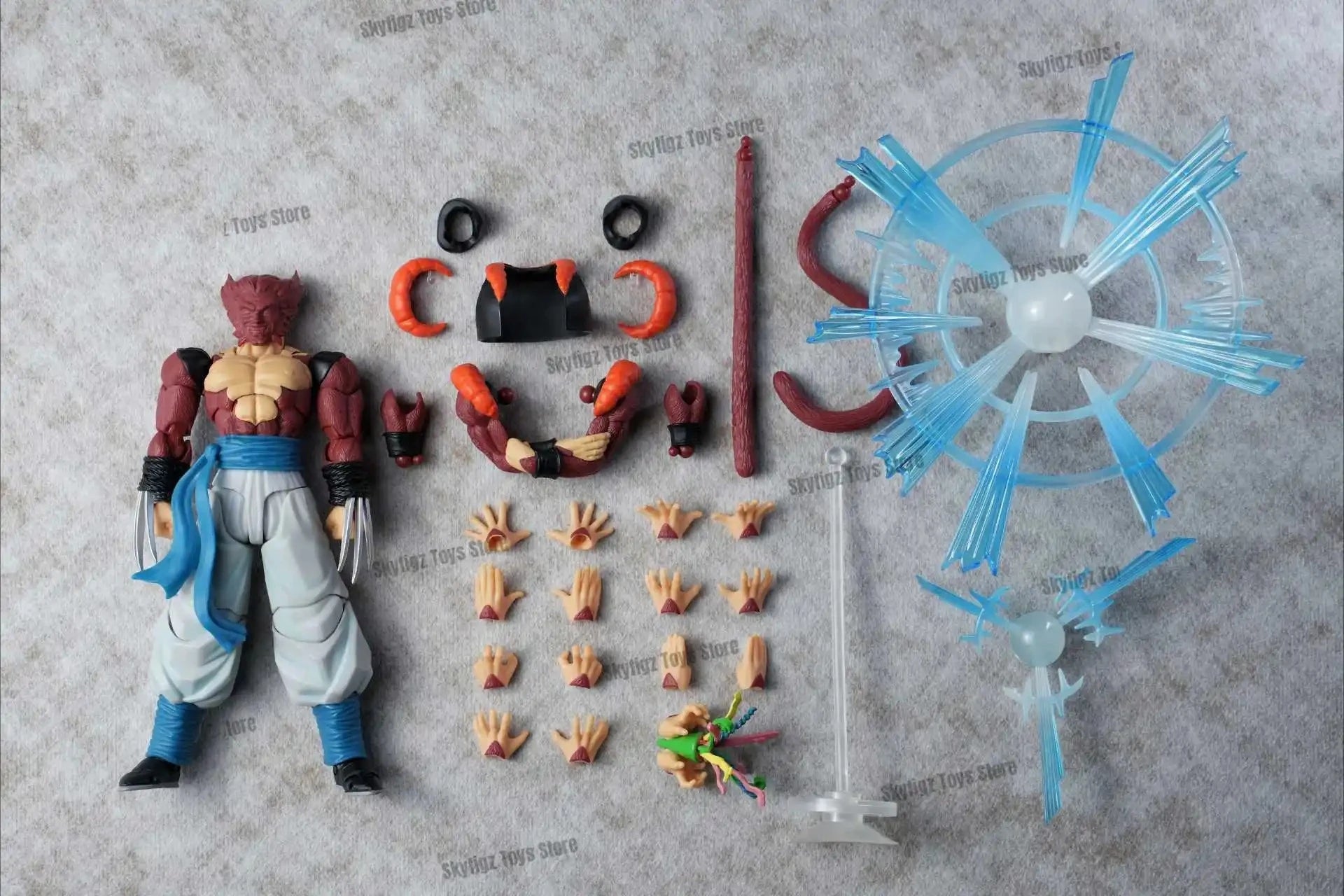 Gogeta Super Saiyan 4 Figure | Dragon Ball GT Statue Collectible Figures - The Eezee Shop