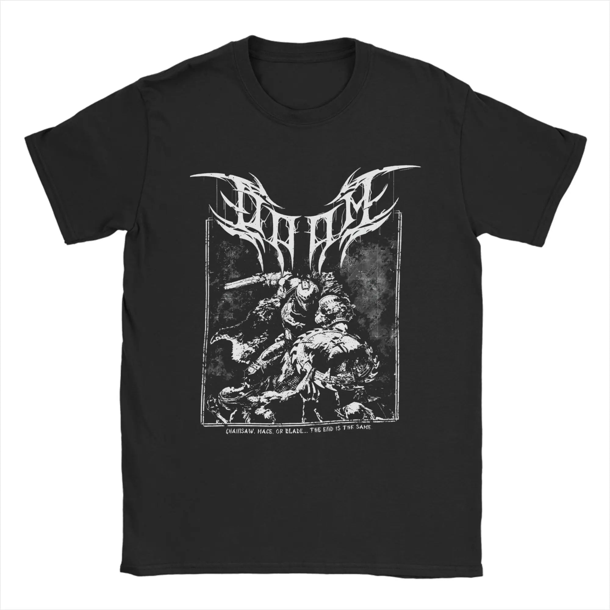 Doom Slayer Dark Ages Gamer T-Shirt | 100% Cotton Graphic Tee Graphic Tees - The Eezee Shop