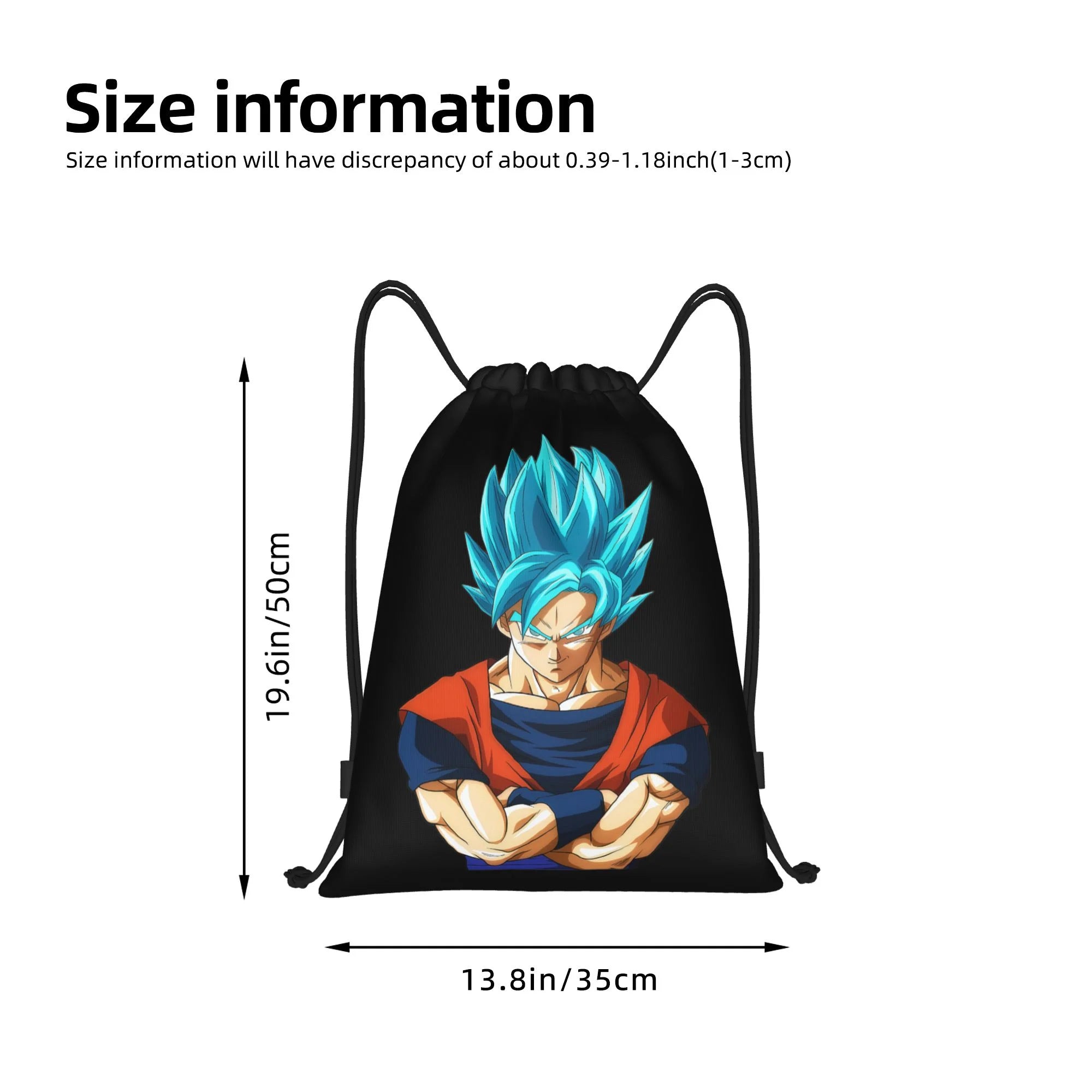 Dragon Ball Drawstring Bag | Waterproof Goku & Vegeta Gym Sack Bags - The Eezee Shop