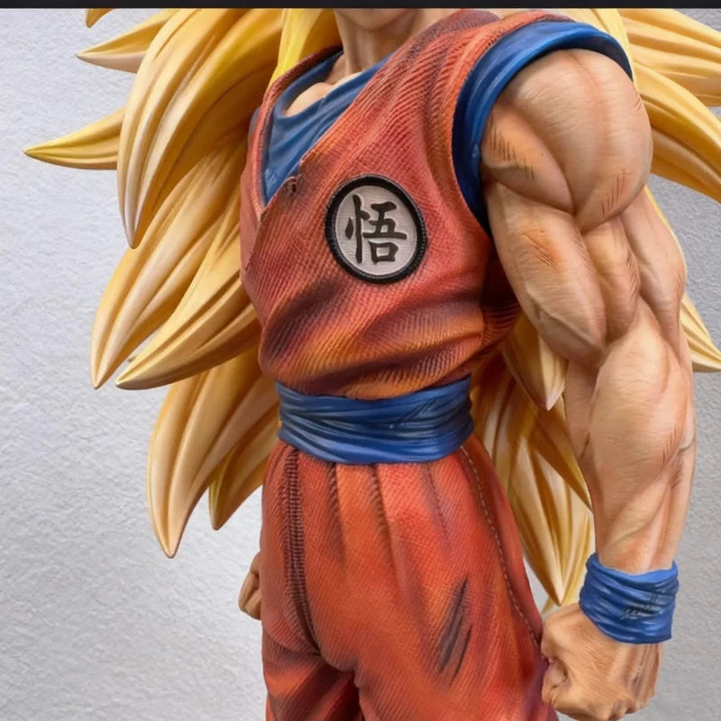 Super Saiyan 3 Goku 54cm Statue | Large Dragon Ball Figure Collectible Figures - The Eezee Shop