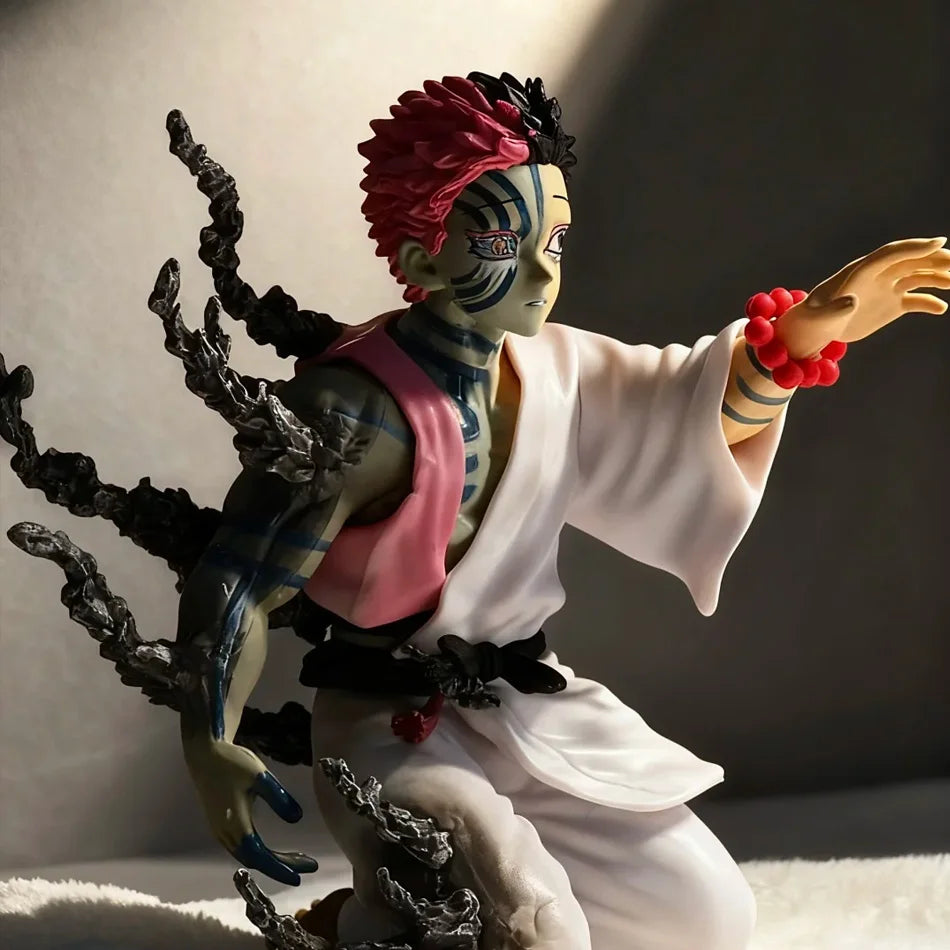 Akaza Kneeling Figure | Demon Slayer Final Confession Statue Collectible Figures - The Eezee Shop