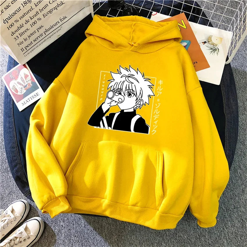 Kurapika Hoodie | Hunter x Hunter Fleece Manga Sweatshirt Hoodies & Sweatshirts - The Eezee Shop