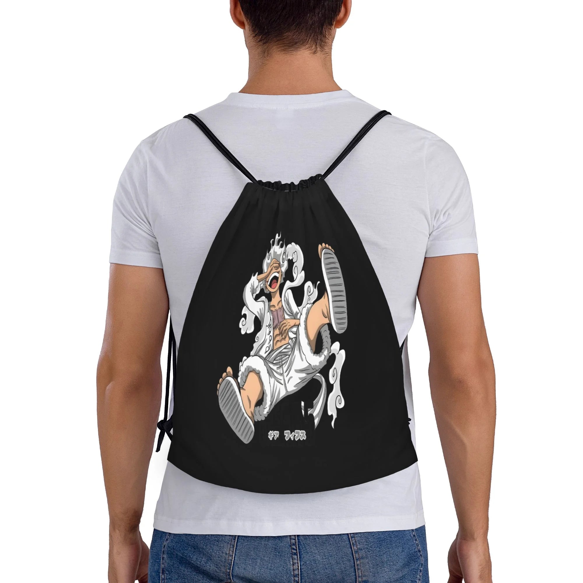 One Piece Drawstring Bag | Waterproof Luffy & Zoro Gym Sack Bags - The Eezee Shop