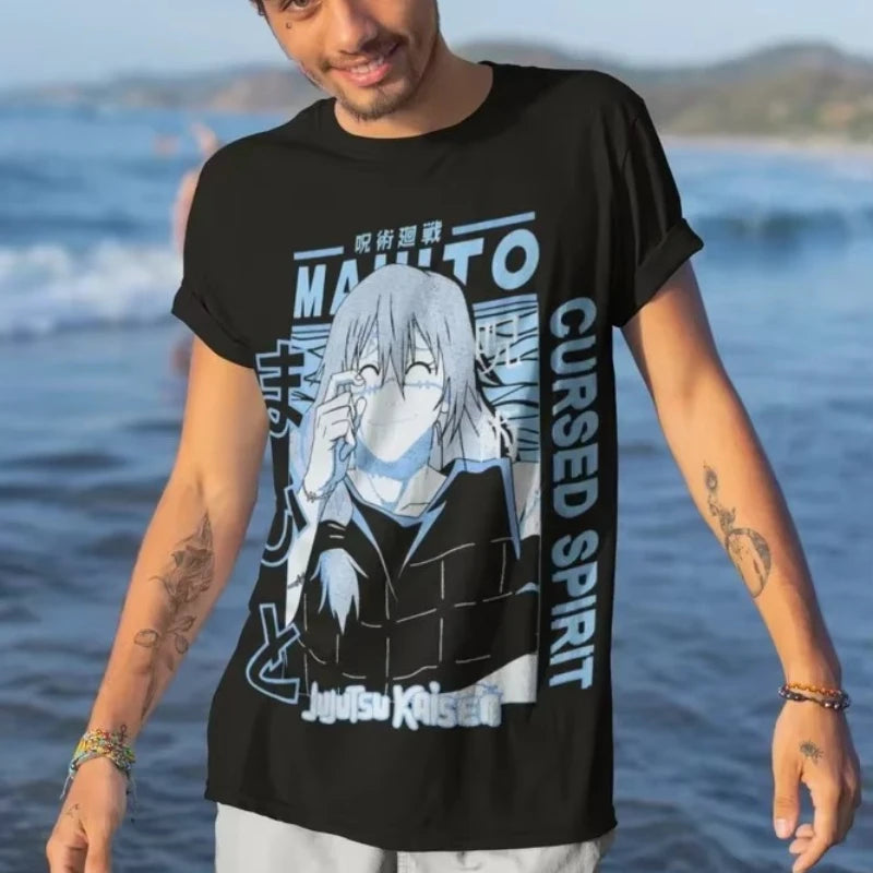 Mahito Graphic T-Shirt | Jujutsu Kaisen Unisex Sports Tee Graphic Tees - The Eezee Shop