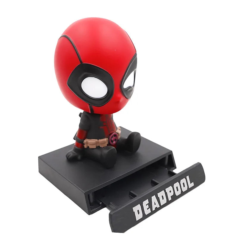 Deadpool & Spider-Man Bobblehead | Car Dashboard Decoration Car Accessories - The Eezee Shop