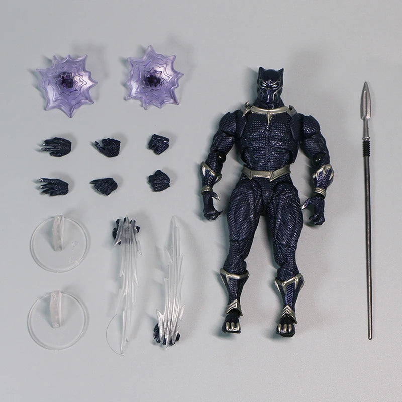 Black Panther Articulated Action Figure | King of Wakanda Collectible Figures - The Eezee Shop
