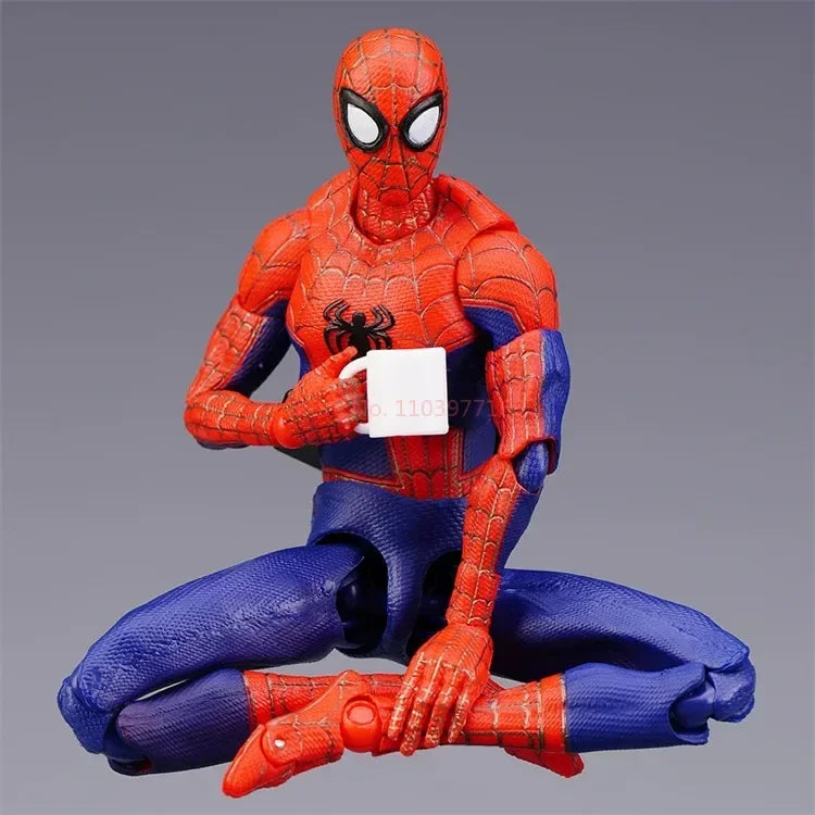 Spider-Verse Miles Morales Figure | PVC Collectible Statue Collectible Figures - The Eezee Shop