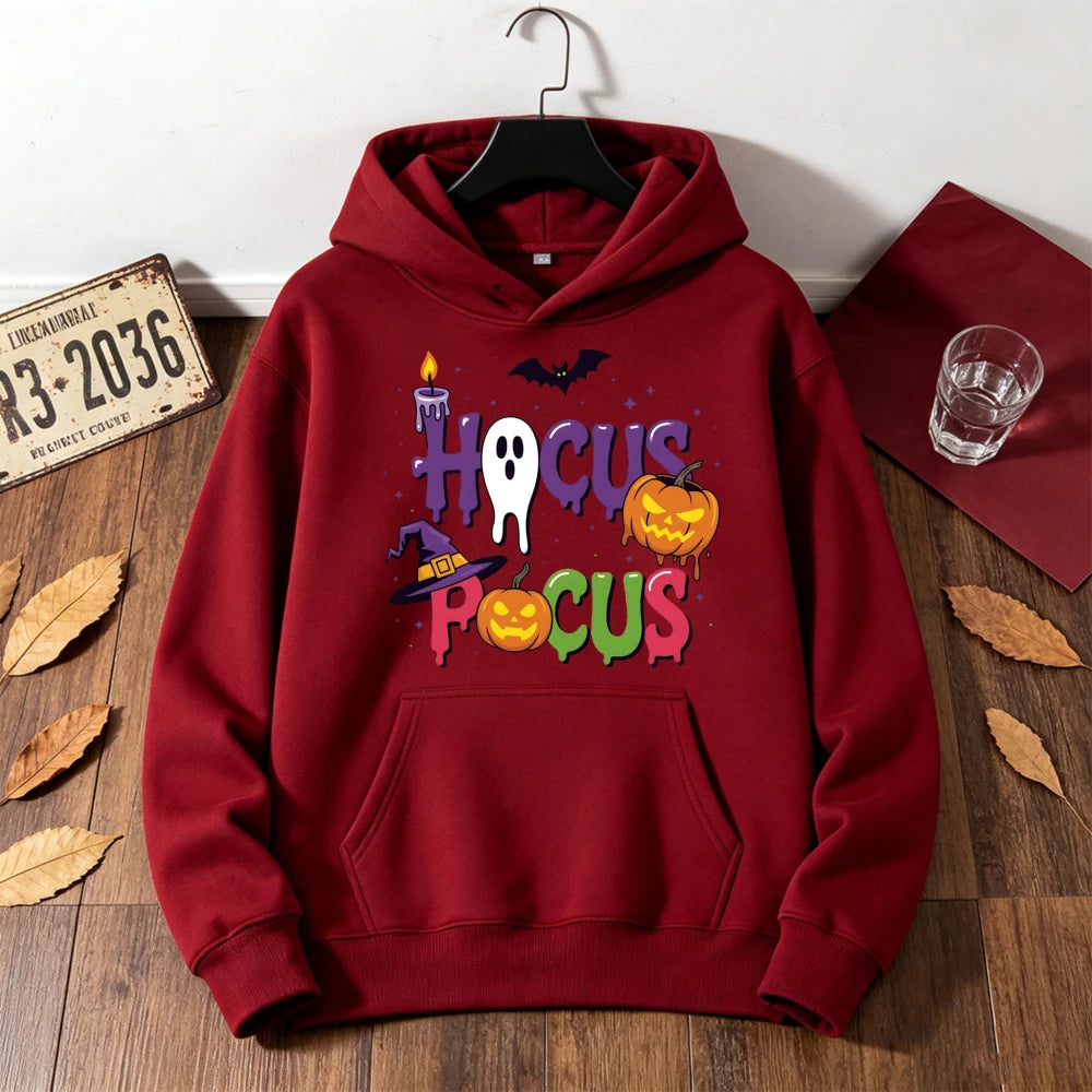 Vintage Hocus Pocus Ghost Pumpkin Hoodie | Women's Witchy Sweatshirt Hoodies & Sweatshirts - The Eezee Shop