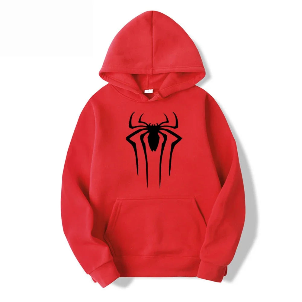 Spider Pattern Hoodie | Unisex Trendy Printed Pullover Hoodies & Sweatshirts - The Eezee Shop
