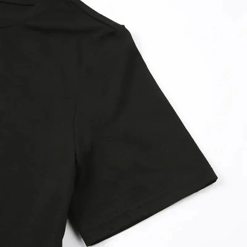 Casual Spider Round Neck Short Sleeve Women T Shirt Spring Summer Other - The Eezee Shop