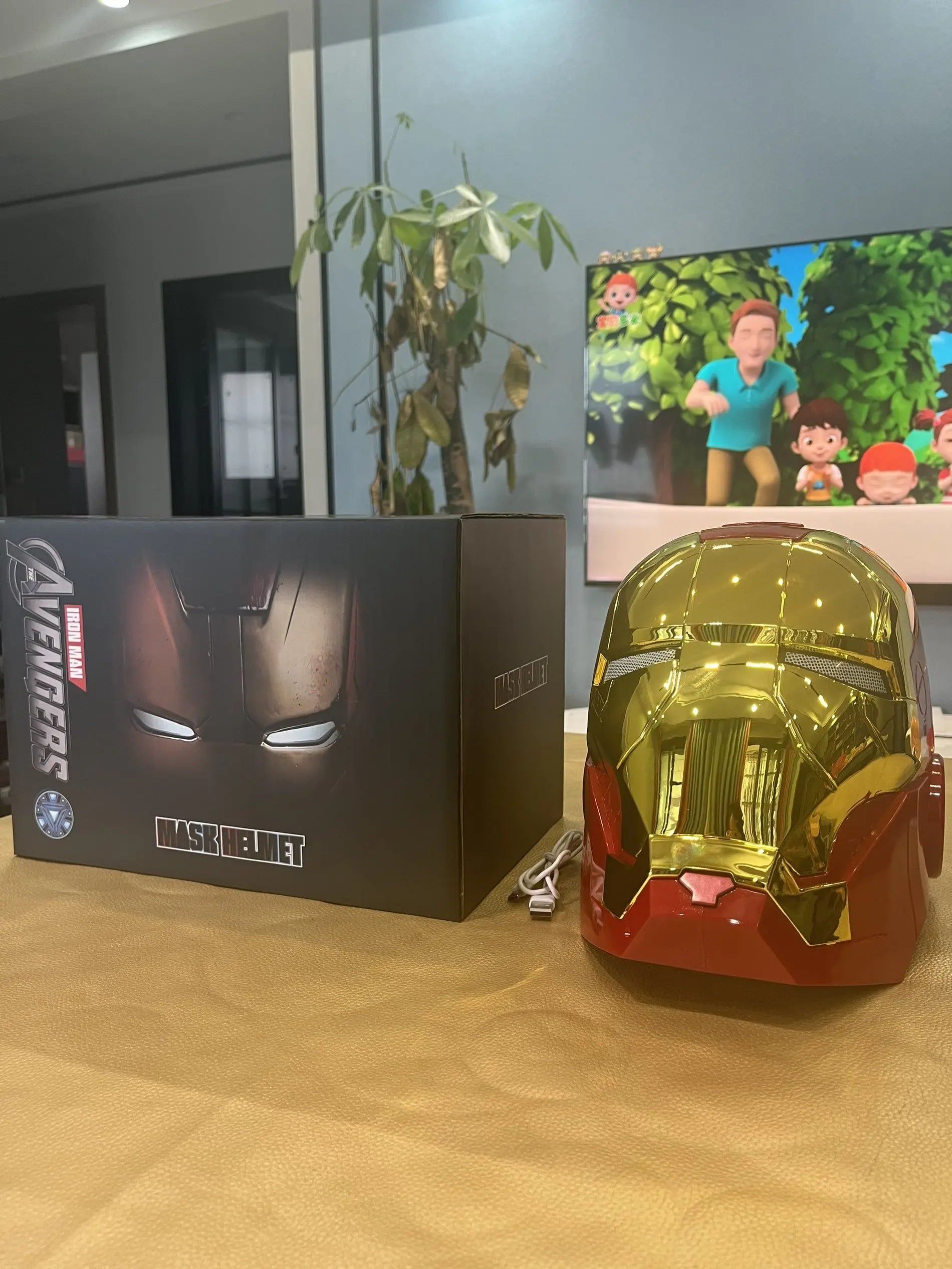 Iron Man 1:1 Voice-Controlled Helmet | Wearable Display Mask Cosplay Masks & Helmets - The Eezee Shop