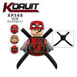 Deadpool Mini Building Block Figures | DIY Brick Toy Set Building Block Sets - The Eezee Shop