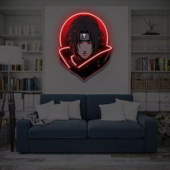 Naruto Itachi Uchiha Neon LED Light Sign USB Powered Dimmable Anime Wall Decor Anime Lamps - The Eezee Shop