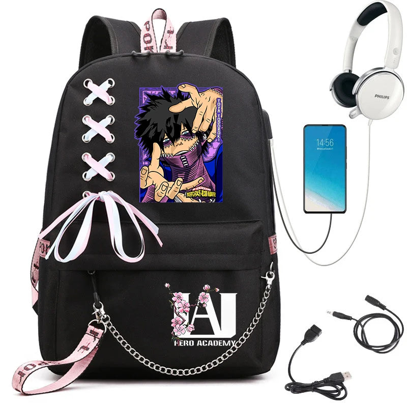 My Hero Academia Student Backpack | Lightweight Anime Daypack Backpacks - The Eezee Shop