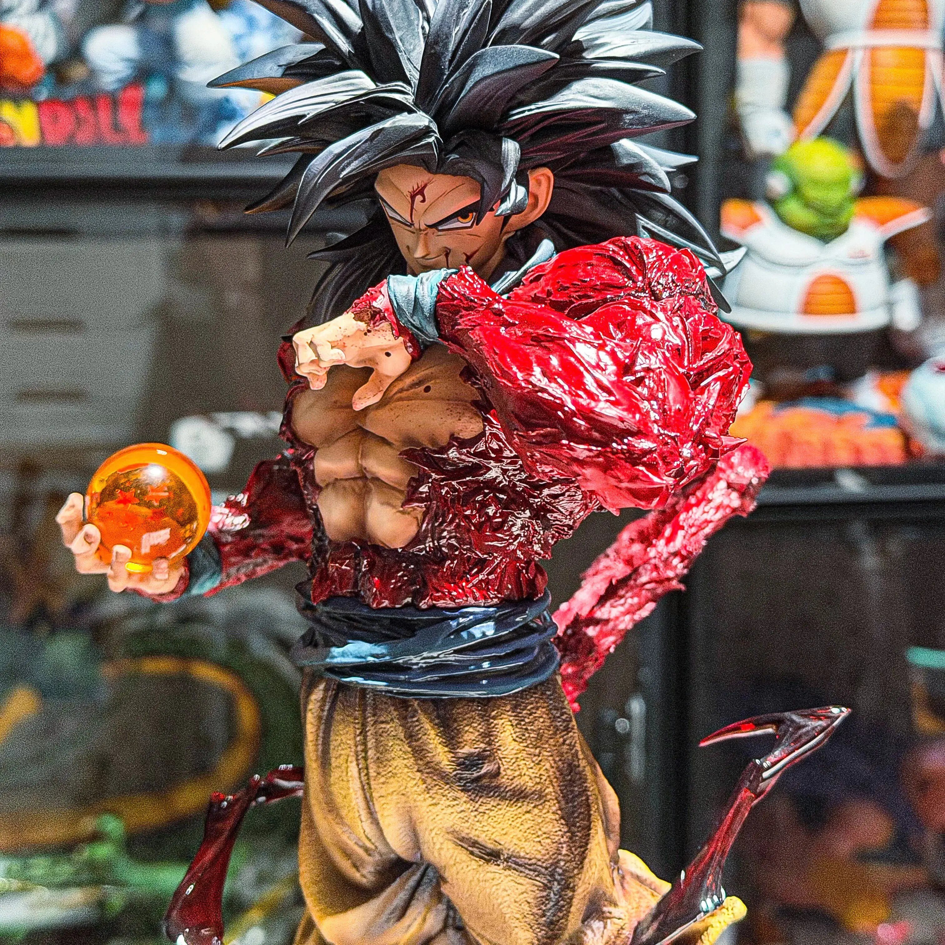 Super Saiyan 4 Goku Figure | Replaceable Hands Dragon Ball Z Collectible Figures - The Eezee Shop