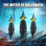 Light-Up Hand-Holding Witches | Sound-Activated Halloween Decor Halloween Decorations - The Eezee Shop
