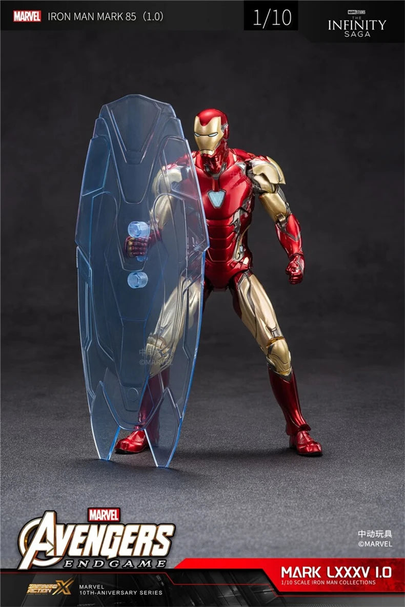 Iron Man Mark 85 Light-Up Figure | 1:10 Infinity Saga Collectible Figures - The Eezee Shop