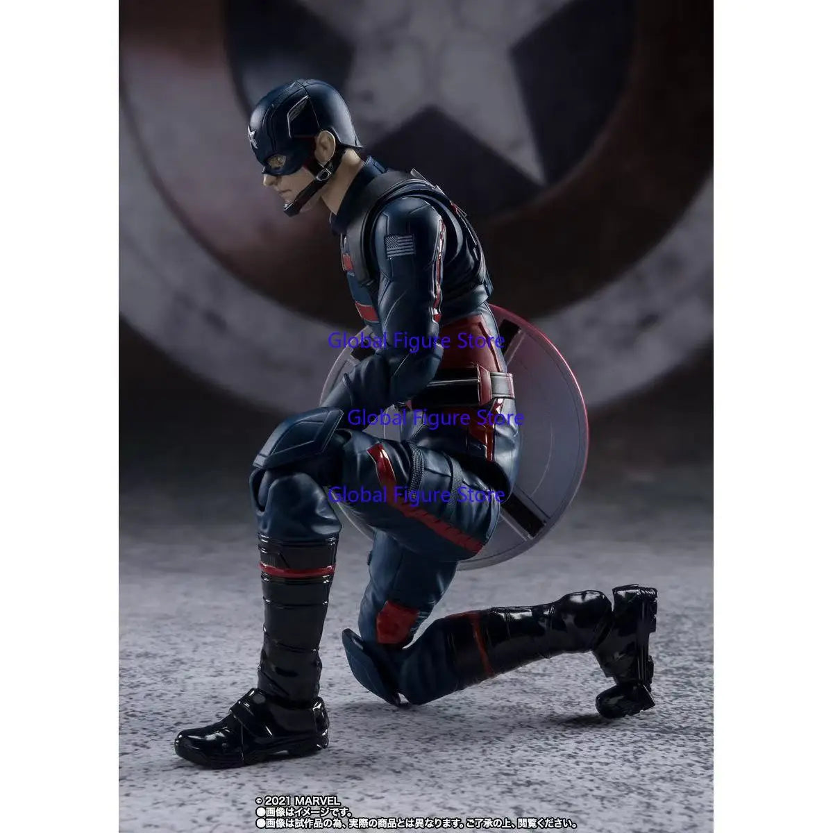 John Walker Captain America Figure | Articulated Collectible Collectible Figures - The Eezee Shop