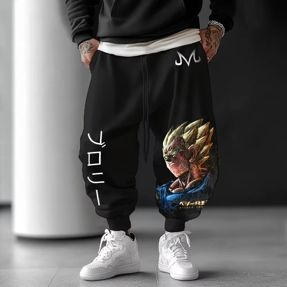 Broly Jogger Pants | Dragon Ball Y2K Anime Sweatpants Joggers & Pants - The Eezee Shop