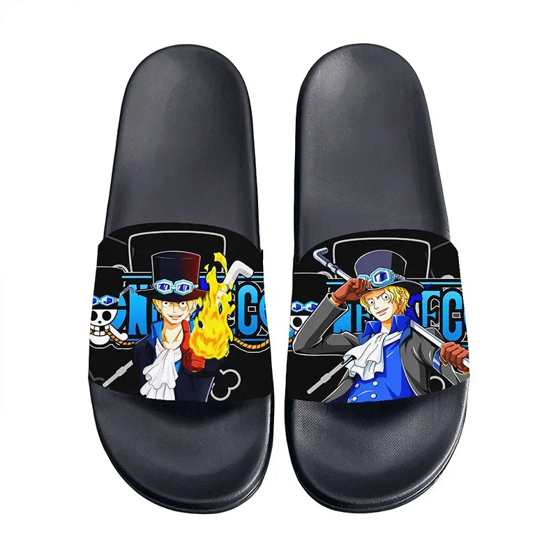 One Piece Couples Slippers | Non-Slip EVA Bathroom & Home Shoes Slippers & Sandals - The Eezee Shop