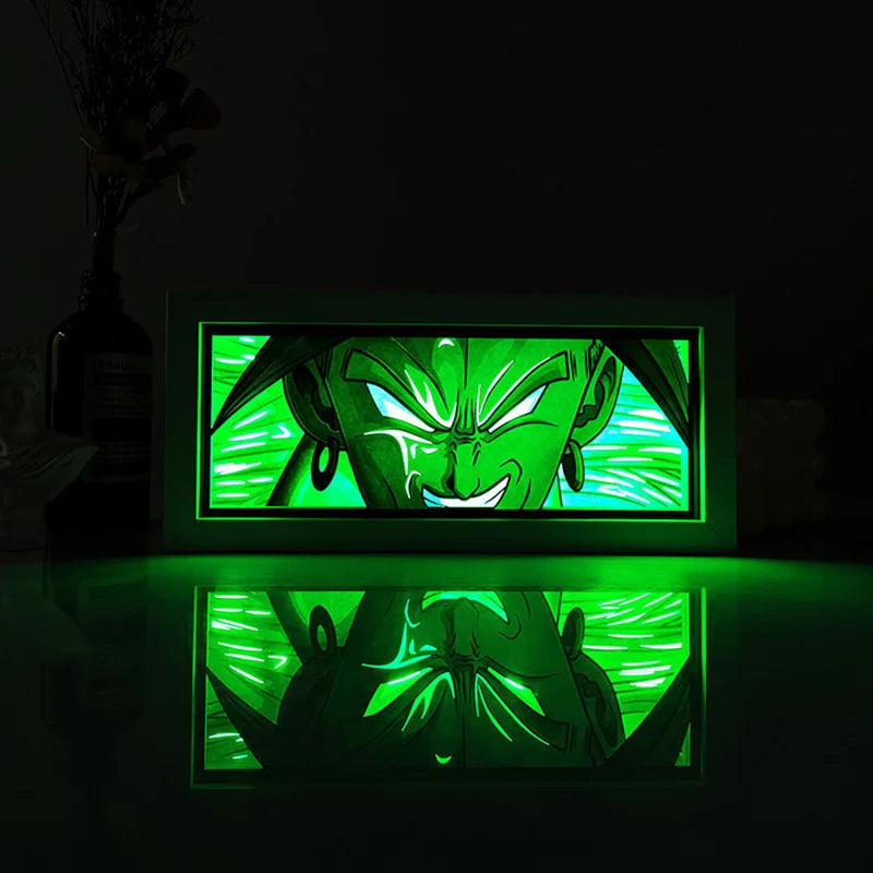 Anime Paper-Cut Light Box | Remote Control Color Night Light Lamps & Night Lights - The Eezee Shop