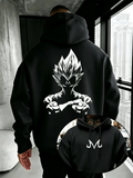 Majin Vegeta Fleece Hoodie | Dragon Ball Super Warm Pullover Hoodies & Sweatshirts - The Eezee Shop