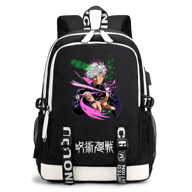 Jujutsu Kaisen Bookbag | Lightweight Casual School Backpack Backpacks - The Eezee Shop