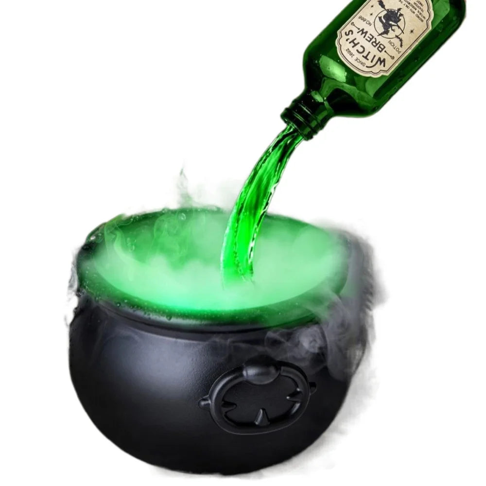 Black Witch Bowl Floating Bottle Diffuser | Halloween Decor Halloween Decorations - The Eezee Shop
