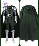 Doctor Doom Armor Cosplay Costume | Green Hooded Cape & Mask Set Cosplay Costumes - The Eezee Shop