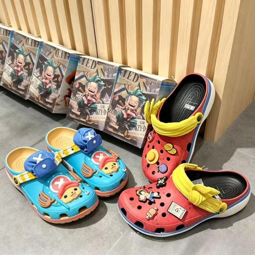 Luffy & Chopper Slippers | One Piece Non-Slip Cave Shoes Slippers & Sandals - The Eezee Shop