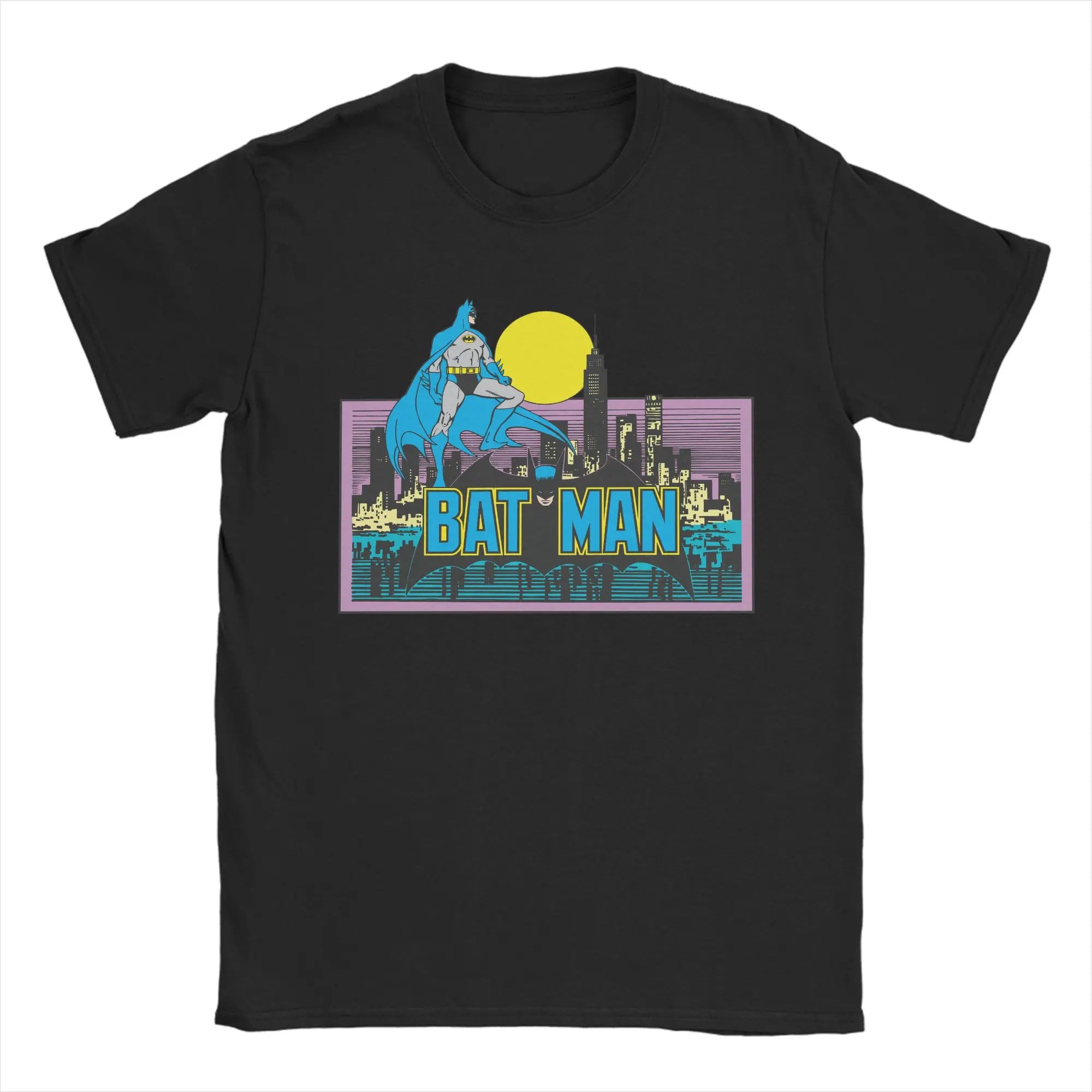 Bat Hero Cotton T-Shirt | Men's Aesthetic Graphic Tee Graphic Tees - The Eezee Shop